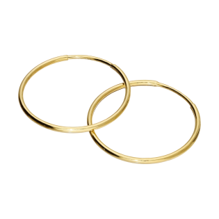 Kolczyki złote kółka szarniry 15mm AR BSC-LTE0001-15M-1,00 próba 585