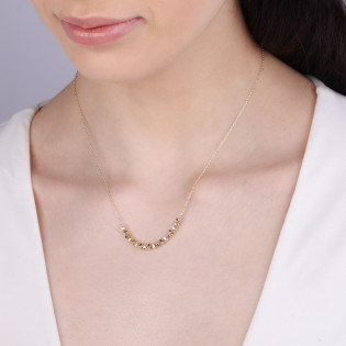 Naszyjnik złoty ze śrubkami