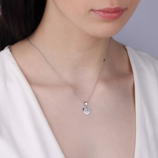 Medalik srebrny Częstochowska w sercu