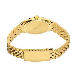 Zegarek złoty z cyrkoniami