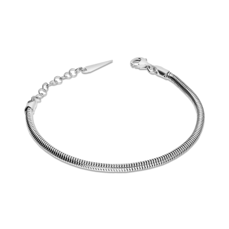 Bransoleta srebrna splot snake PW 1487-240 ROD próba 925