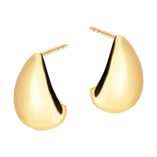 Kolczyki pozłacane mała kropla