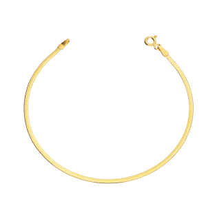 Pozłacana Bransoletka Splot Taśma - JubilerSezam.pl