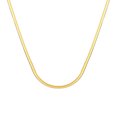 Pozłacany łańcuszek splot Taśma 2mm - JubilerSezam.pl