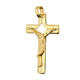Krzyżyk złoty z wizerunkiem Pana Jezusa