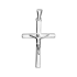 Krzyżyk srebrny z wizerunkiem Pana Jezusa