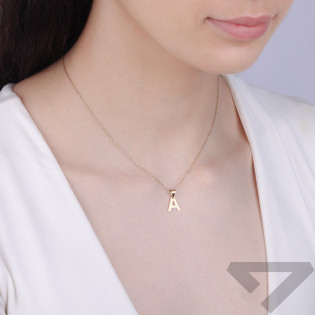 Literka złota A próba 585