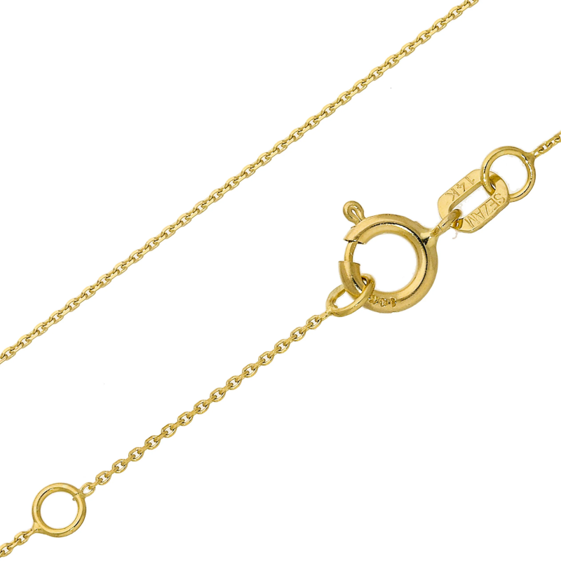 Łańcuszek złoty anker próba 375