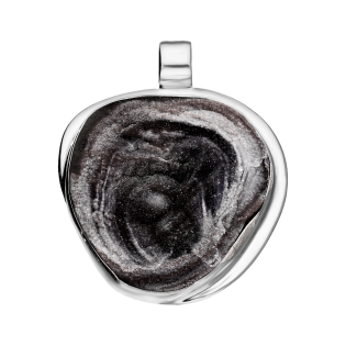 Zawieszka srebrna róża chalcedonu