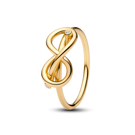 Pierścionek Pandora z symbolem nieskończoności - JubilerSezam.pl