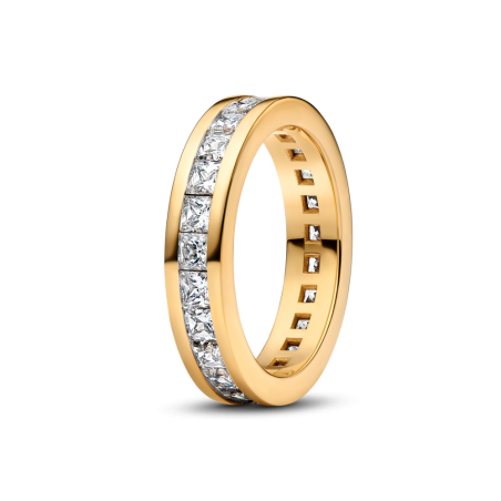 Pierścionek Pandora Wieczność Złoty z Kamieniami 163797C01 - JubilerSezam.pl