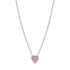 Naszyjnik z różowym sercem Pandora 398425C02