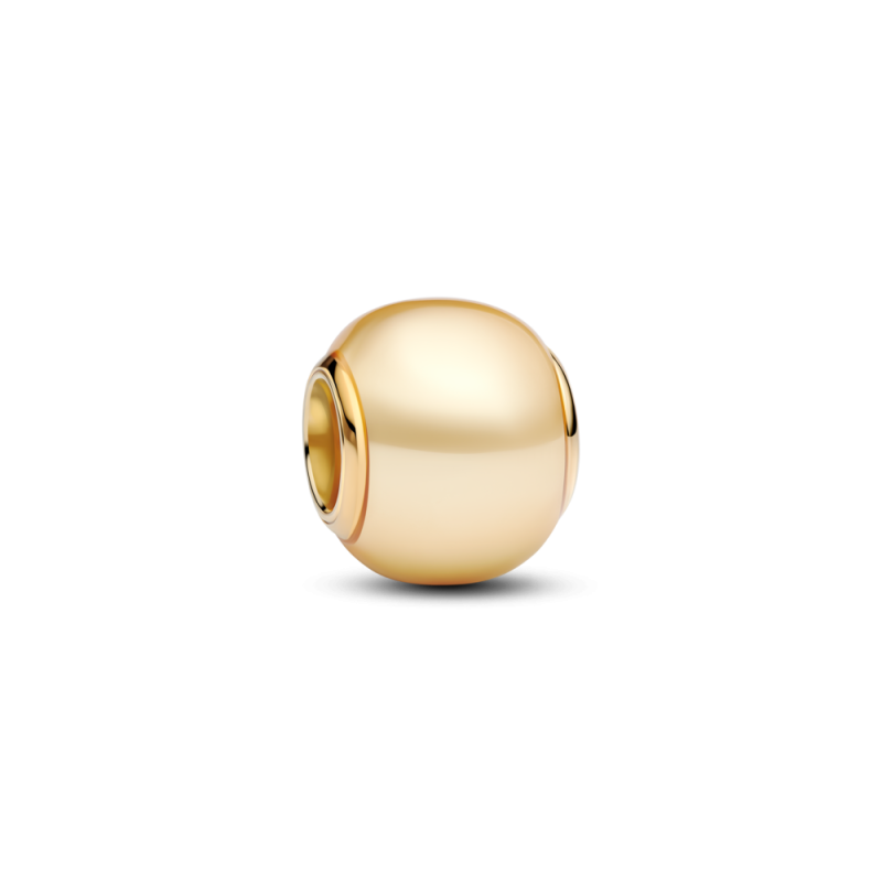 Złoty charms Pandora w kształcie perły 763781C01