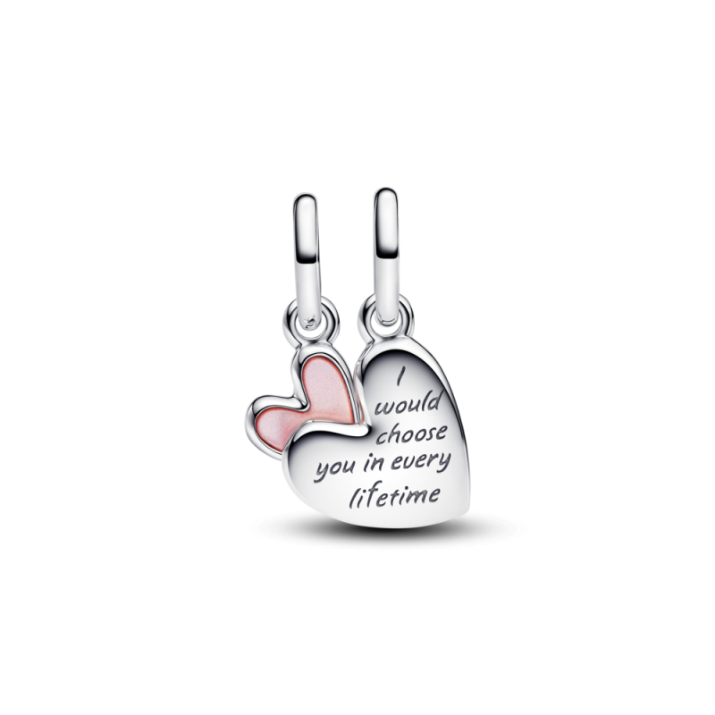 Rozdzielany charms-zawieszka Pandora Mama i córka 793766C01
