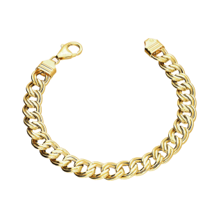 Bransoleta złota pancer podwójny