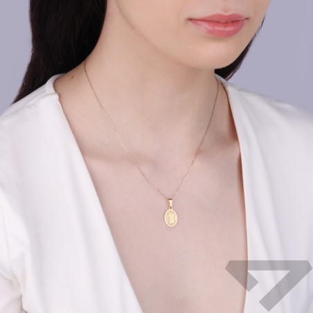 Medalik pozłacany Święty Krzysztof