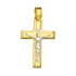Krzyżyk złoty z Panem Jezusem próba 585
