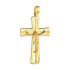Krzyżyk złoty z Panem Jezusem próba 585