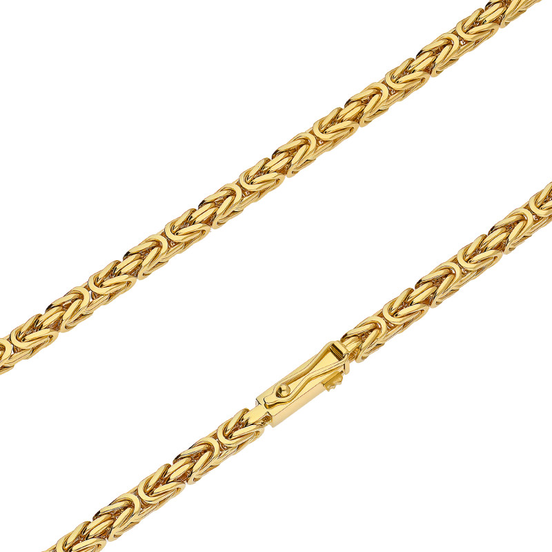 Łańcuszek złoty królewski próba 585