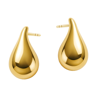 Kolczyki złote viralowe kropla