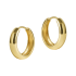 Kolczyki złote owalne kółka próba 375