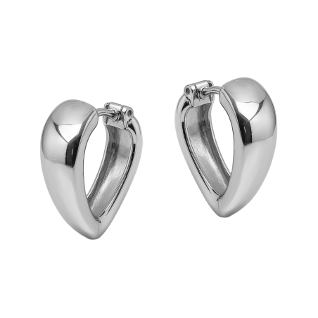 Kolczyki srebrne trójkątna blaszka