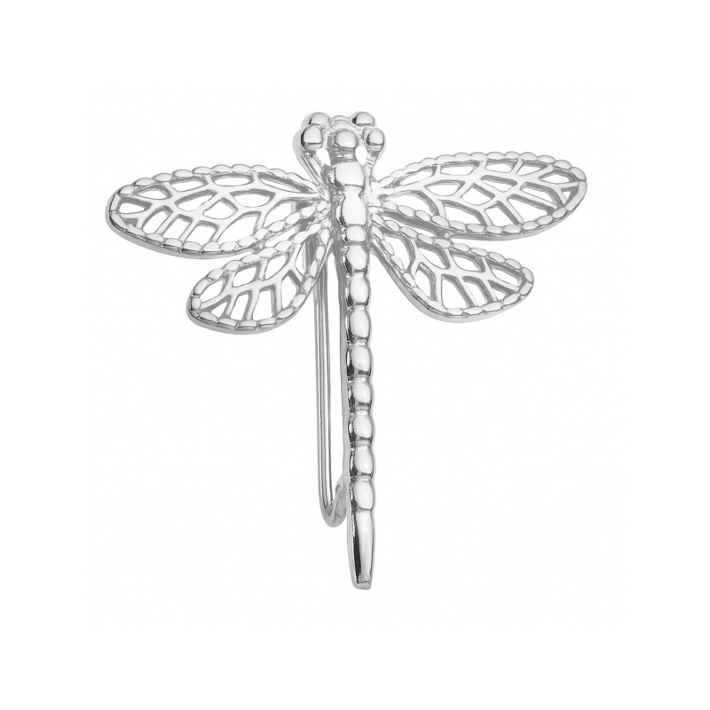Broszka srebrna ażurowa ważka