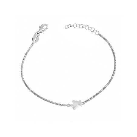 Bransoleta srebrna z aniołkiem 3D