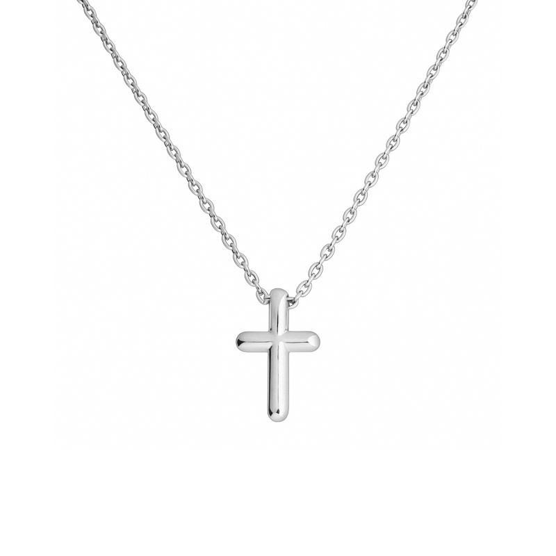 Naszyjnik srebrny z krzyżykiem