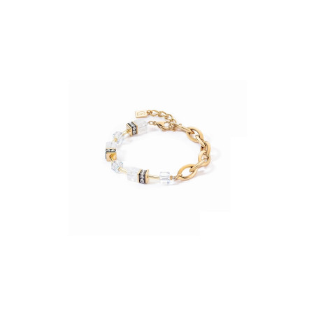 Bransoleta Coeur de Lion 1416 White-Gold ze Stali