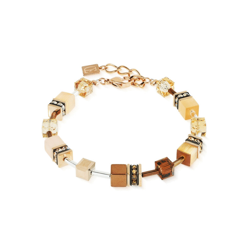Bransoleta Coeur de Lion 1100 Mocha Mousse ze Stali