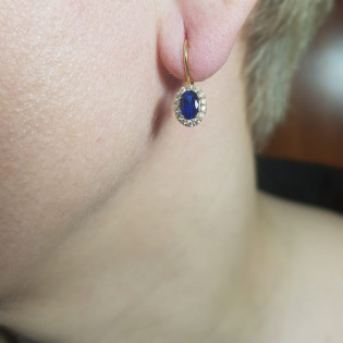 Kolczyki markiza owal b+sz/bigiel ZQ 468 SA-BIG próba 585