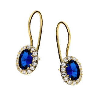 Kolczyki markiza owal b+sz/bigiel ZQ 468 SA-BIG próba 585