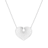 Naszyjnik srebrny z ażurowym sercem