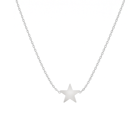 Naszyjnik srebrny z gwiazdką