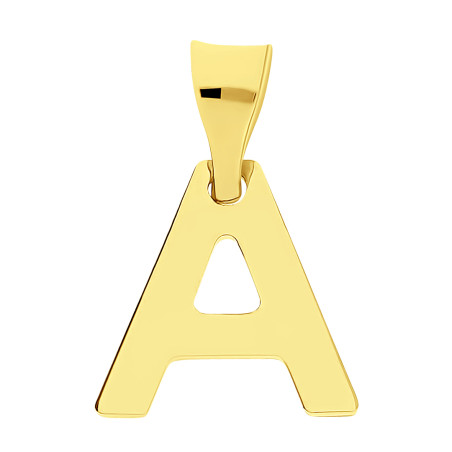 Literka złota A do zawieszenia
