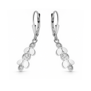 Kolczyki srebrne z owalami