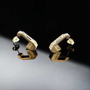 Kolczyki Karl Lagerfeld - Modna biżuteria damska - JubilerSezam.pl