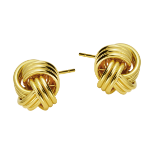 Kolczyki pozłacane motek