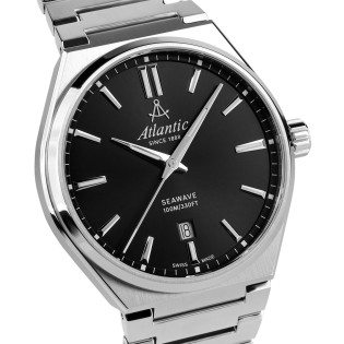 Zegarek Męski Atlantic na Bransolecie Stalowej - JubilerSezam.pl
