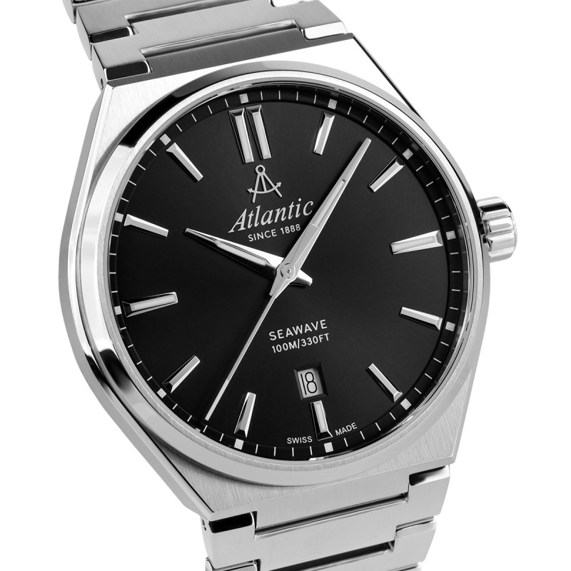 Zegarek Męski Atlantic na Bransolecie Stalowej - JubilerSezam.pl