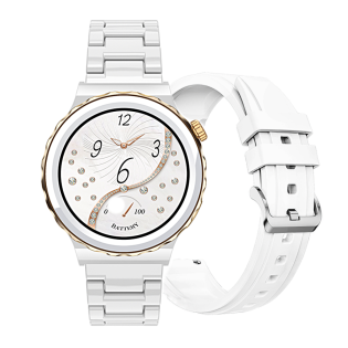 Smartwatch Rubicon RNCE92 złoty ceramiczna bransoleta SMARUB169