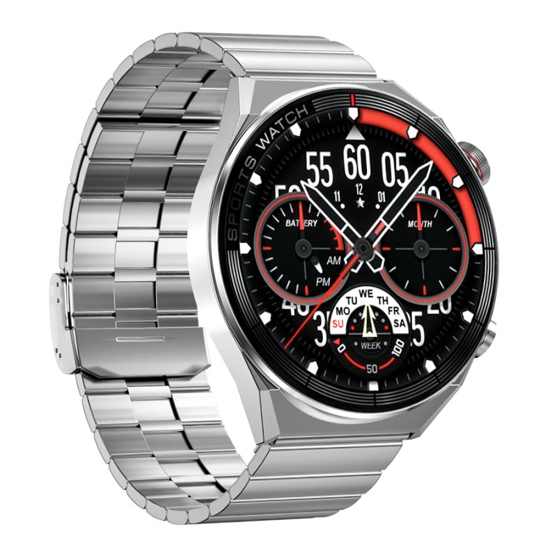 Smartwatch Rubicon RNCE99 srebrny - Bluetooth Call - JubilerSezam.pl