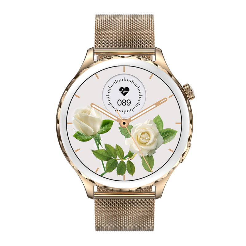 Złoty Smartwatch Rubicon SMARUB200 - Gwarancja JubilerSezam.pl