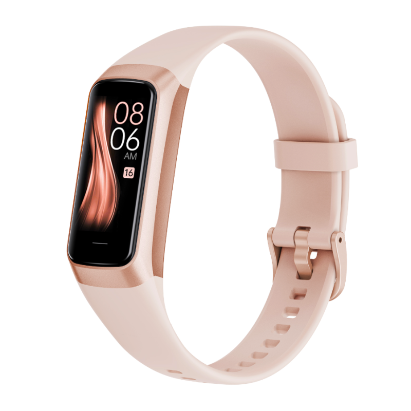 Smartwatch Rubicon RNCF05 Różowy - Pulsoksymetr i AMOLED - JubilerSezam.pl