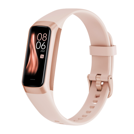 Smartwatch Rubicon RNCF05 Różowy - Pulsoksymetr i AMOLED - JubilerSezam.pl