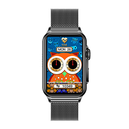 Smartwatch Rubicon RNCF06 Czarny - JubilerSezam.pl