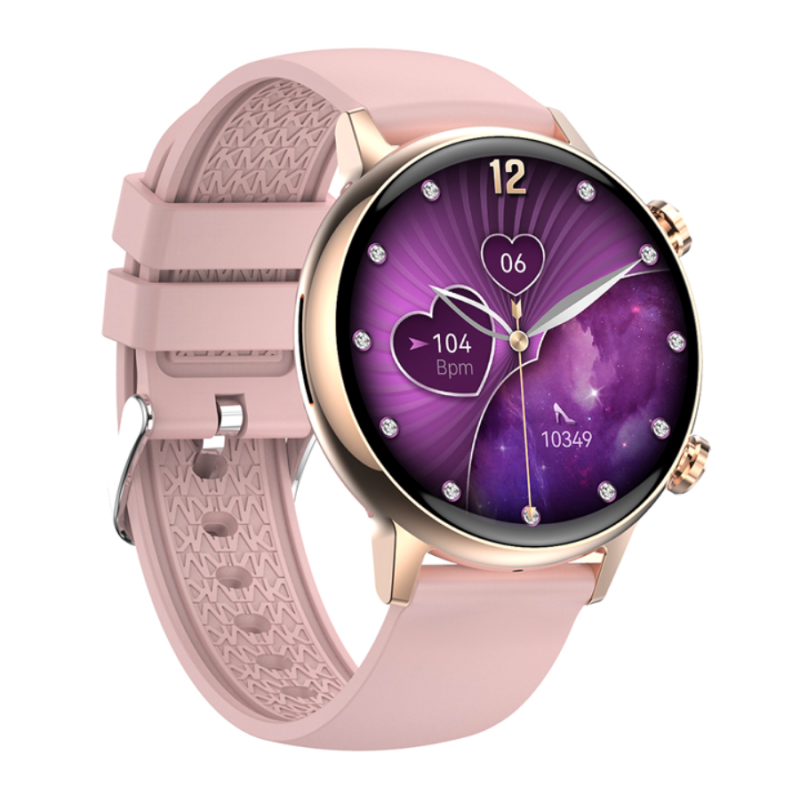 Smartwatch Rubicon RNCF09 Różowe Złoto AMOLED - JubilerSezam.pl