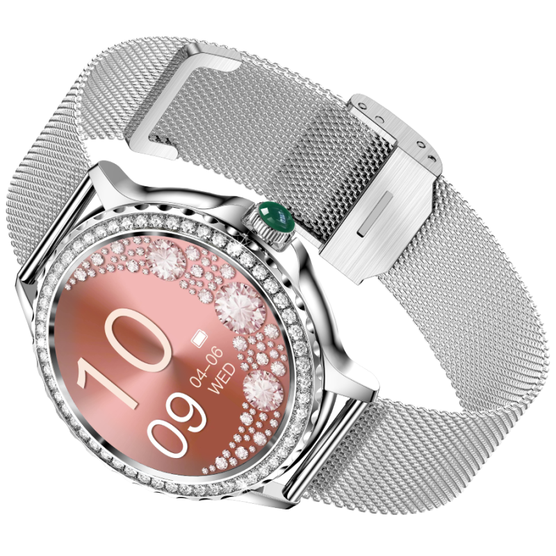 Smartwatch Rubicon RNCF19 Srebrny - Bluetooth Call - JubilerSezam.pl