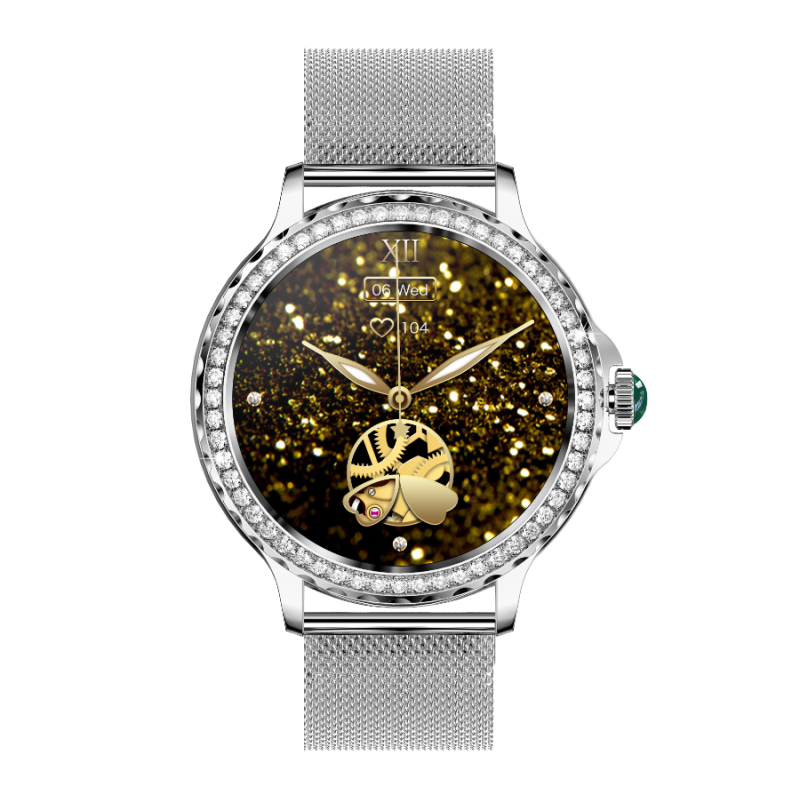 Smartwatch Rubicon RNCF19 Srebrny - Bluetooth Call - JubilerSezam.pl